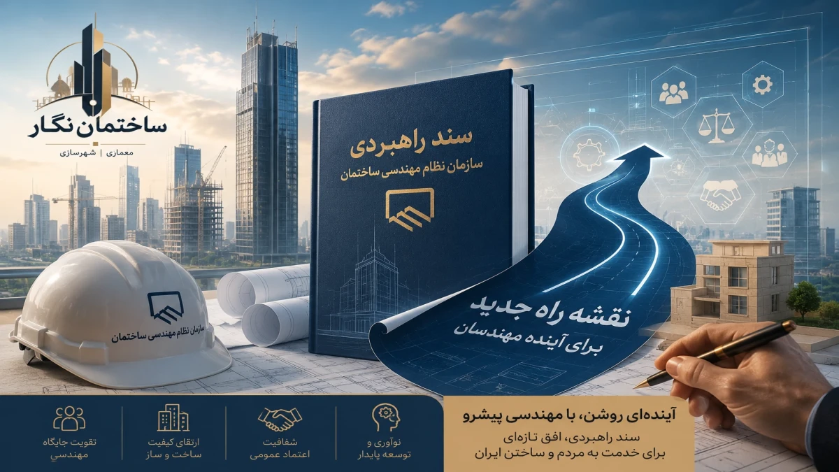 سند راهبردی سازمان نظام مهندسی ساختمان در آستانه نهایی شدن؛ نقشه راه جدید برای آینده مهندسان