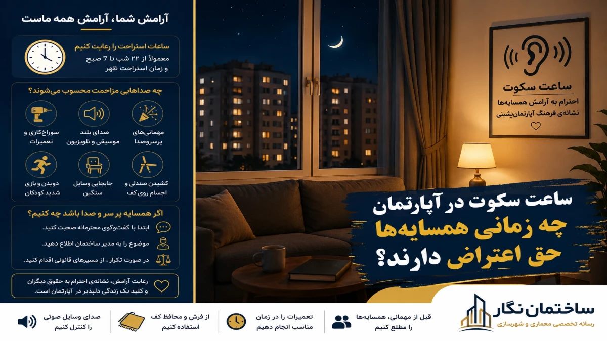 مجموعه آموزشی آکادمی آپارتمان‌نشینی ساختمان نگار - قسمت سوم